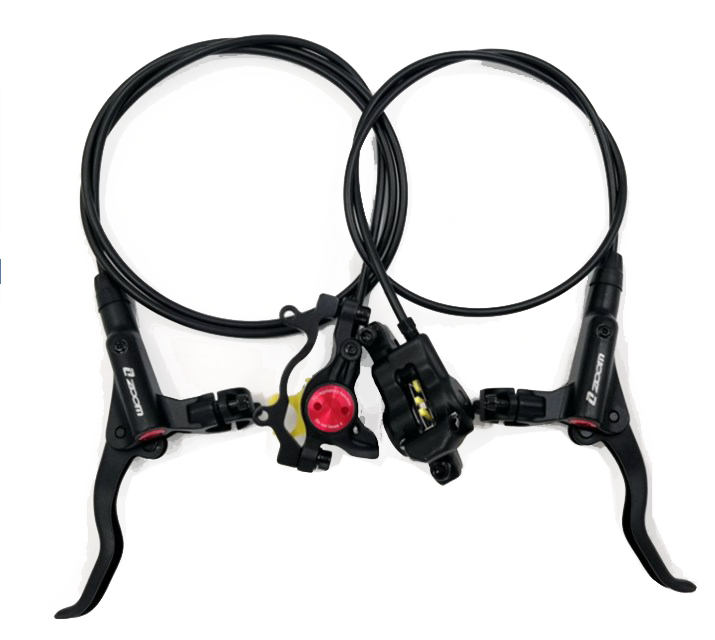 Hydraulic brake set for Lankeleisi electric bike, includes oil brakes and accessories, mounted on a bicycle wheel.