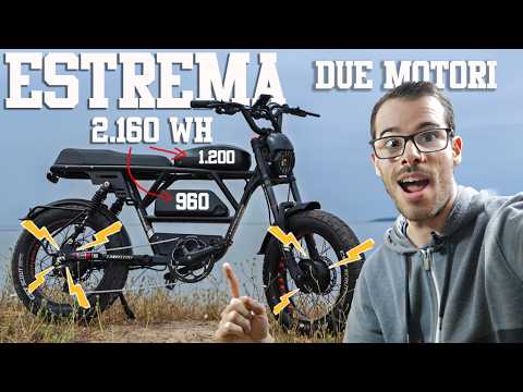 Supervýkonné elektrické kolo s dvoma motormi a obrovskou batériou: Lankeleisi X Black Knight